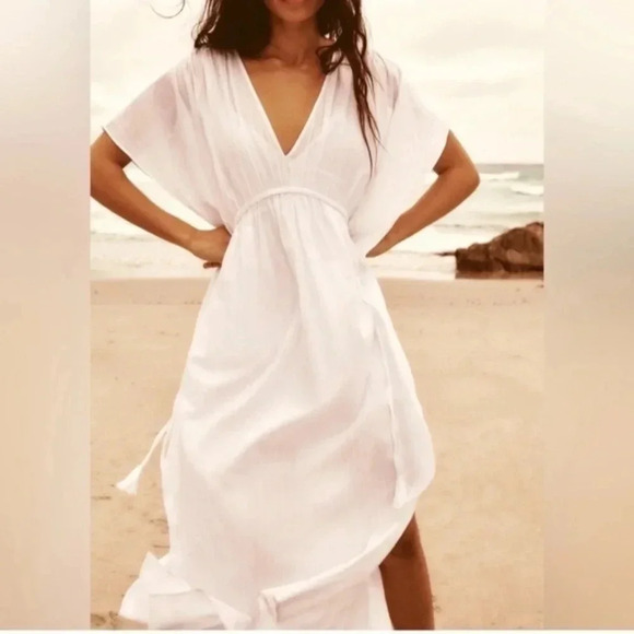 NWT Zara Kaftan Cover-up/Dress - Picture 1 of 8